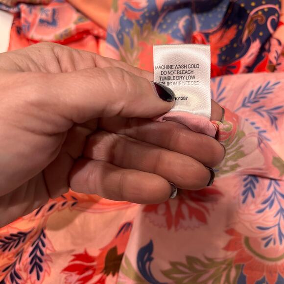 NWT Alexia Admor Floral Tala Wrap Long Sleeve Midi Dress Sz 12 - Picture 10 of 12